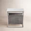 Edie Marble & Leather Magazine Side Table-639175466