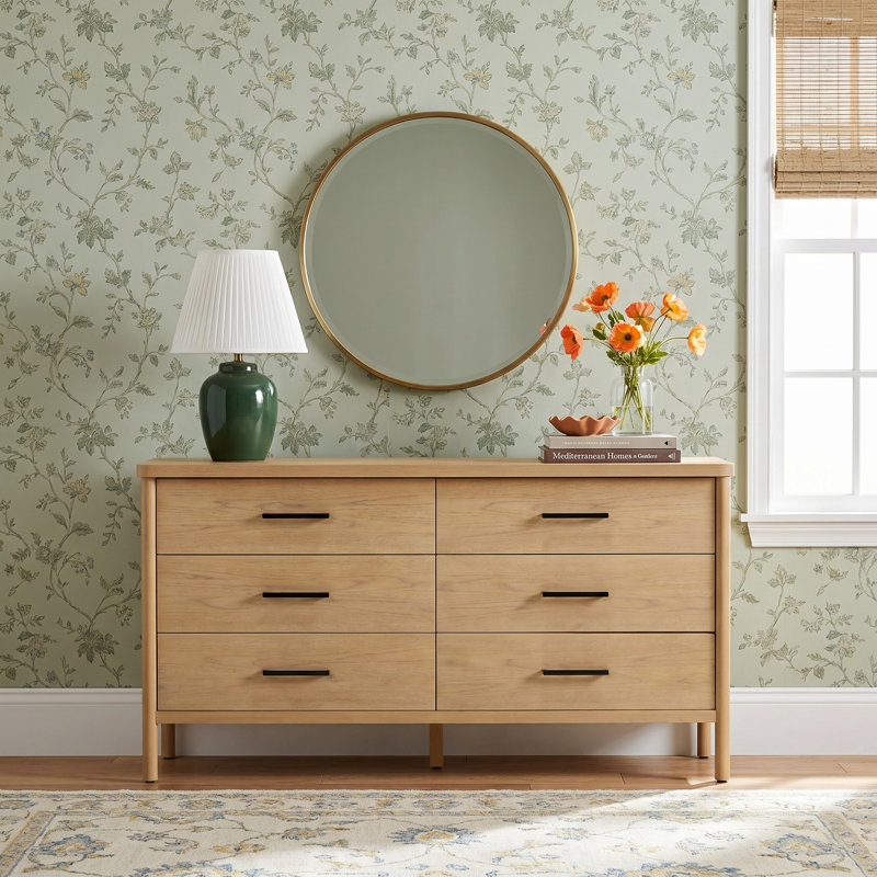 Hall 6 - Drawer Dresser, Dark Brown
