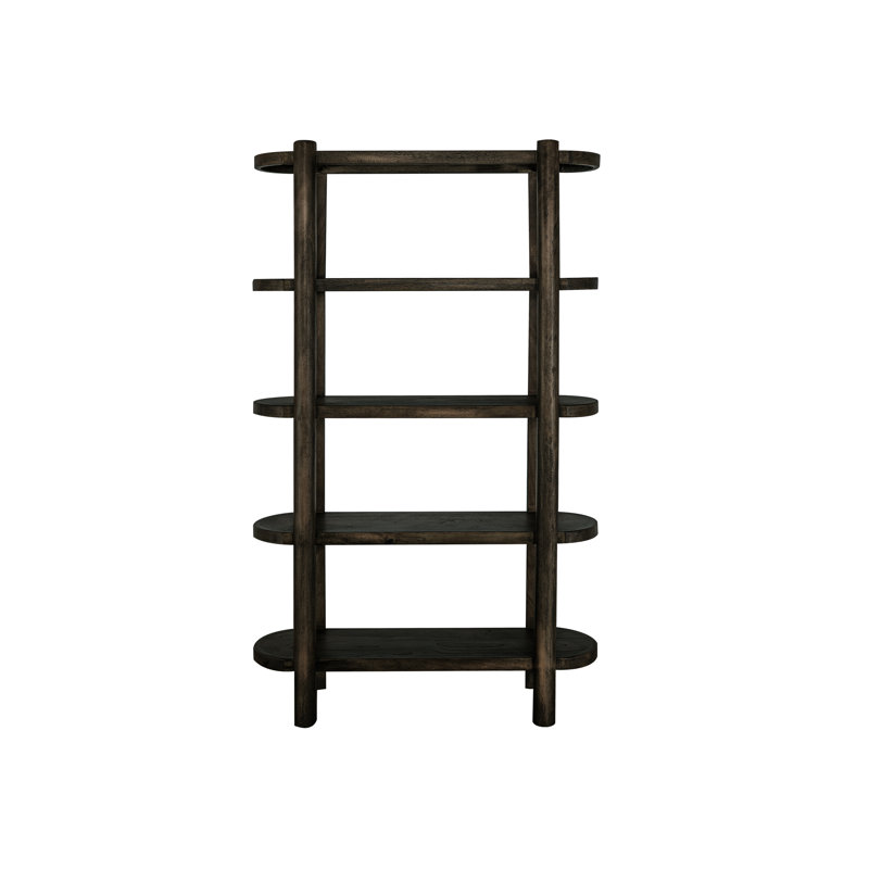 4 Shelves, Bookcase, Black