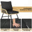 Modern Comfort – 4-Piece Outdoor Sofa Set – Curved Leg – Cushions, Tempered Glass Table – For Garden, Balcony, Backyard, Poolside – Four-piece set curved leg pillow-76380648
