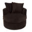 Chaise rembourrée confortable et pivotante-2082006755