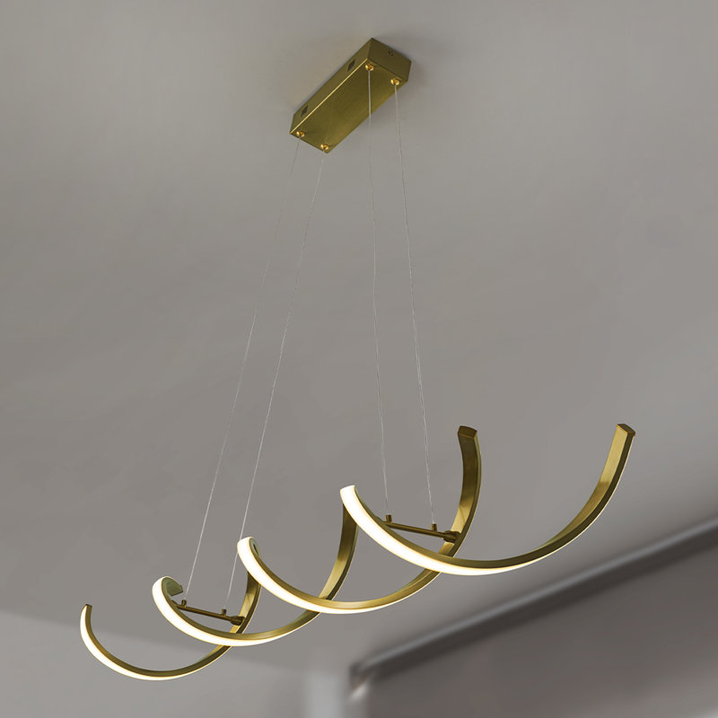 Bedwyr 2 - Light Bright Golden LED Novelty Pendant