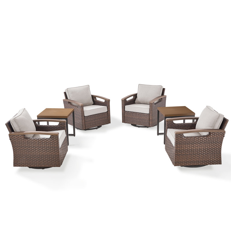 Ensemble de conversation avec chaises d'appoint Arundel, Beige