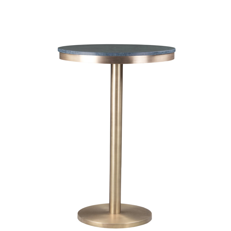 Table de pub Shay - vert Udaipur, H 42 po x L 24 po x l 24 po, Udaipur