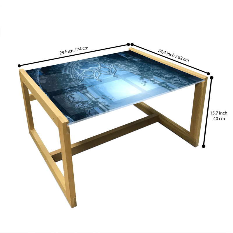Jagpreet Sled Coffee Table, 62cm H x 74cm W x 40cm D