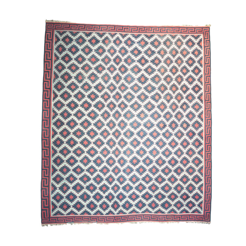 Dhurrie Hand Woven Wool Area Rug