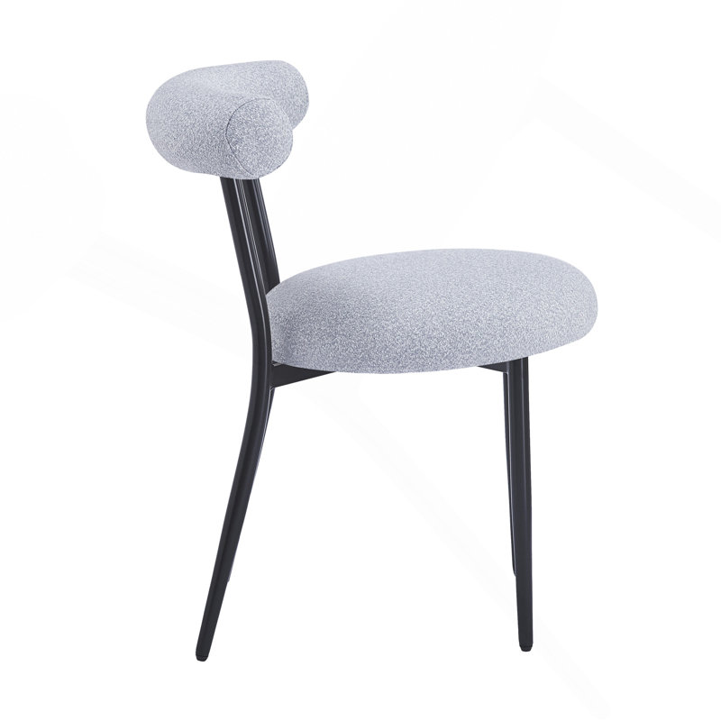 Dining Chair( Set Of 2 ), Gray, Black