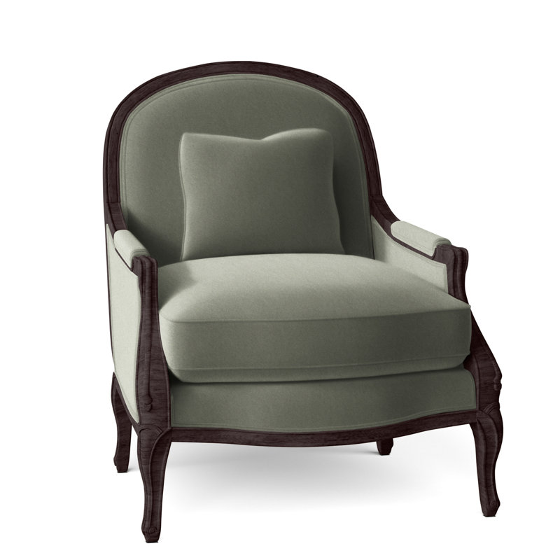 Adair Upholstered Armchair, Almond Buff, 9953 Willow Polyester