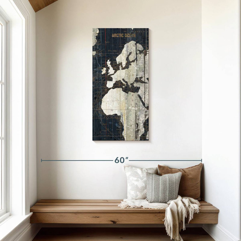 Old World Jahiem Blue III, 42" H x 21" W