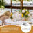 Clear Orbicular Table Numbers For Weddings