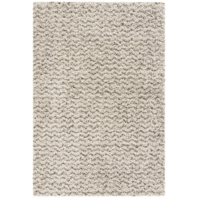 Adessa Shag Performance Chevron Rug