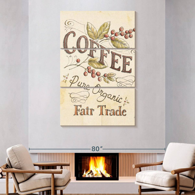 Tergel Authentic Coffee I, 74'' H x 48'' W