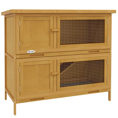 Wooden Bunny Rabbit Hutch