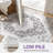 Nathalya Oriental Performance Machine Washable Non-Slip Neutral Gray Indoor Runner Rug-341860791