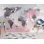 Dreamscape Atlas: carte du monde à l'aquarelle-822496986