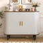 Buffet avec porte-bouteilles et porte-verres-129687753