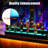 LED Lighted Liquor Bottle Shelf,LED Bar Shelves With Remote & App Control
