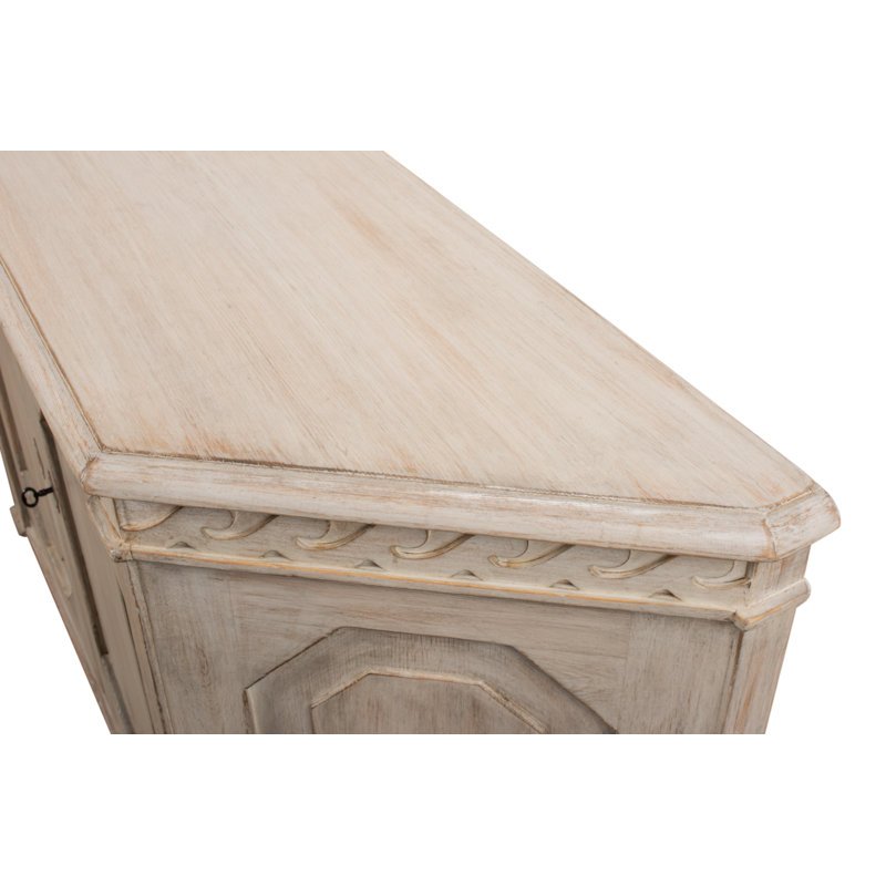 Wrenn 58'' W Solid Wood, Stone Gray