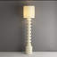 Lin blanc + lampes sur pied en résine-969409101