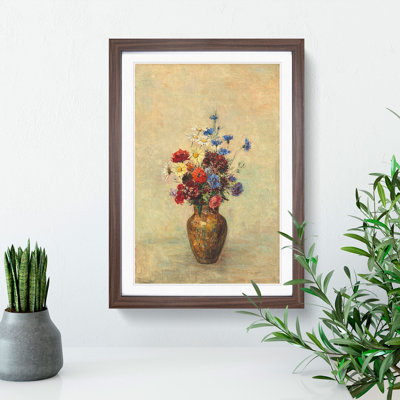 Vase of Flowers Vol.3 by Odilon Redon - Picture Frame Painting