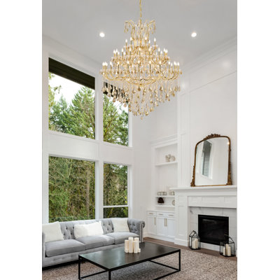 Lustre empire de style bougie 49 lumières Stockard