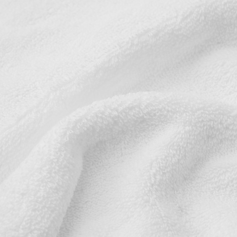 Ensemble de serviettes 100% coton Annaleice, Blanc
