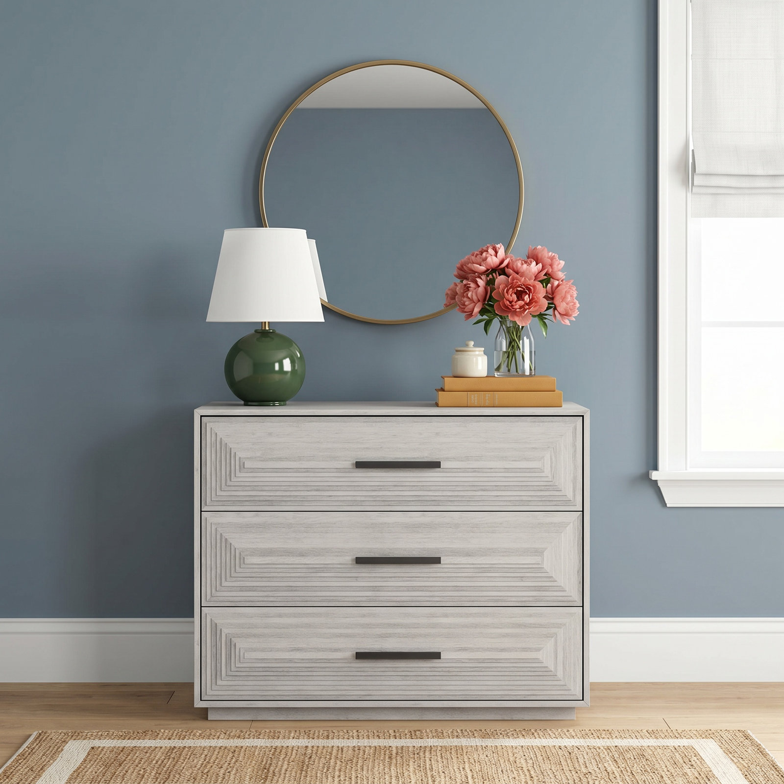 38 " W 3 - Drawer Dresser, Weathered Gray