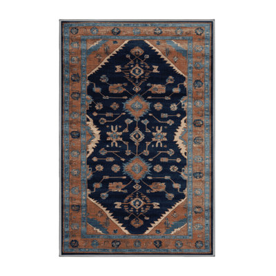 Machine Washable Overdyed Grey Area Rug