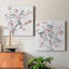 Chickadees in Spring I - 2 pièces, reproduction d'art sur toile tendue-2012200275