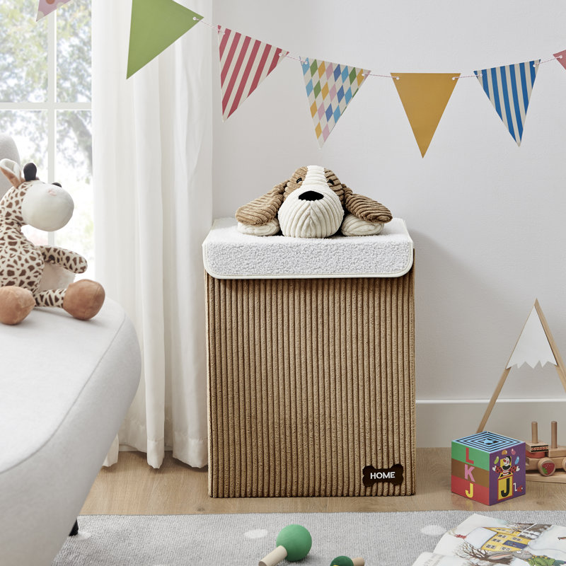 Collapsible Laundry Hamper with Lid