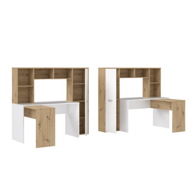 Simental L-Shape Floating Desk