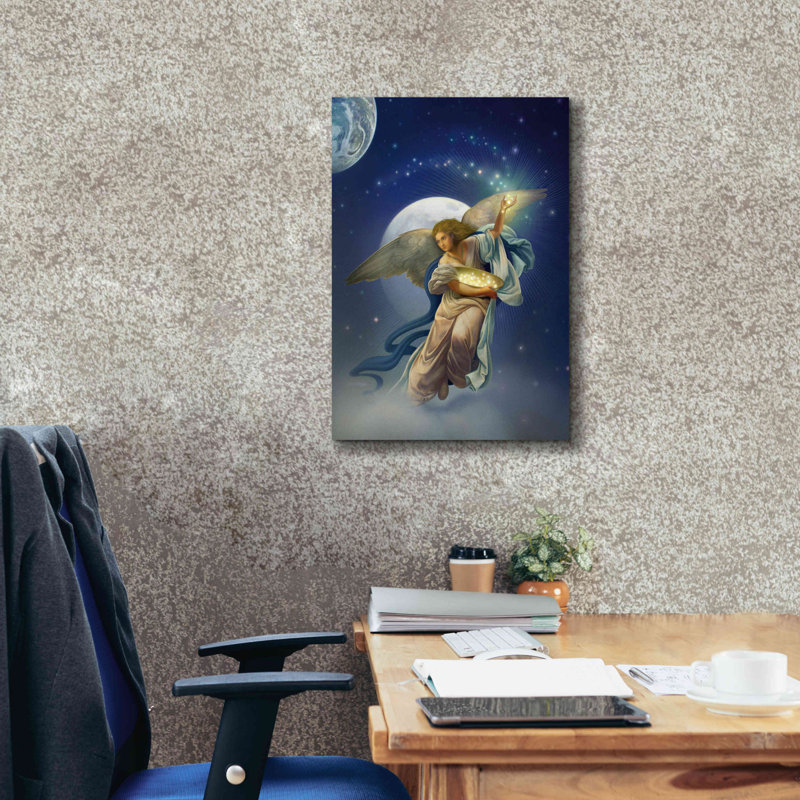 Sur toile, H 26 po x l 18 po x P 0,75 po