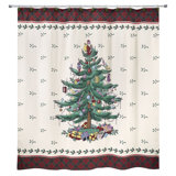 "Spode Tartan Shower Curtain"