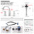 Widespread 2-handle Bathroom Faucet with Drain Assembly-101204873