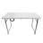 Techni Home 4 FT Granite White Adjustable Height Folding Table With Easy-Carry Handle
