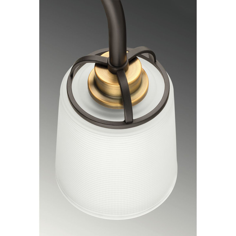Lustre classique/traditionnel ombré 3 lumières Seydou, Bronze antique