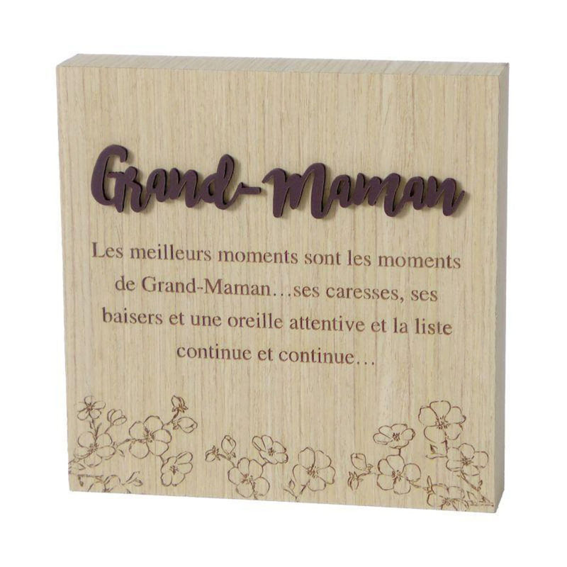 Plaque Grand-Maman Block