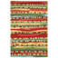 Tapis orange / jaune / vert en polyester touffeté à la main Jontue-216659426