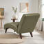 Chaise longue rembourrée 60 po avec traversin-782048504