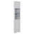 Corner Storage Cabinet, Tall Storage Cabinet With 2 Doors And 3 Shelves, Open Shelf For Bathroom, Kitchen & Living Room-114222142