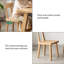 Chaise en bois massif Minimalist