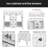35'' Single Bathroom Vanity Base Only-87407977