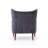 Ailis 30.75" Wide Tufted Polyester Wingback Chair
