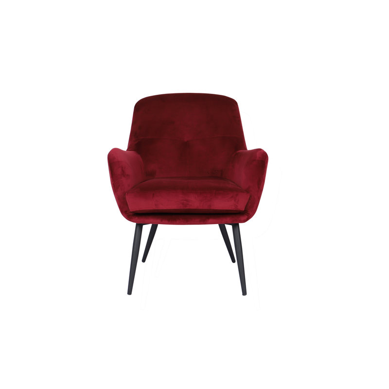 Upholstered Side Chair, Claret