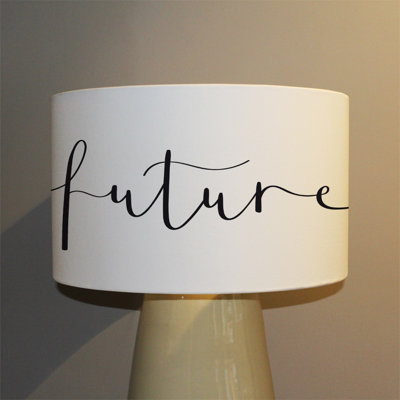 25cm H Canvas Drum Pendant Shade ( Clip On )