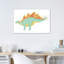 " Stegosaurus Pencil Drawing With Digital Colour " by Alice Turner-52878517-52878515-52878516