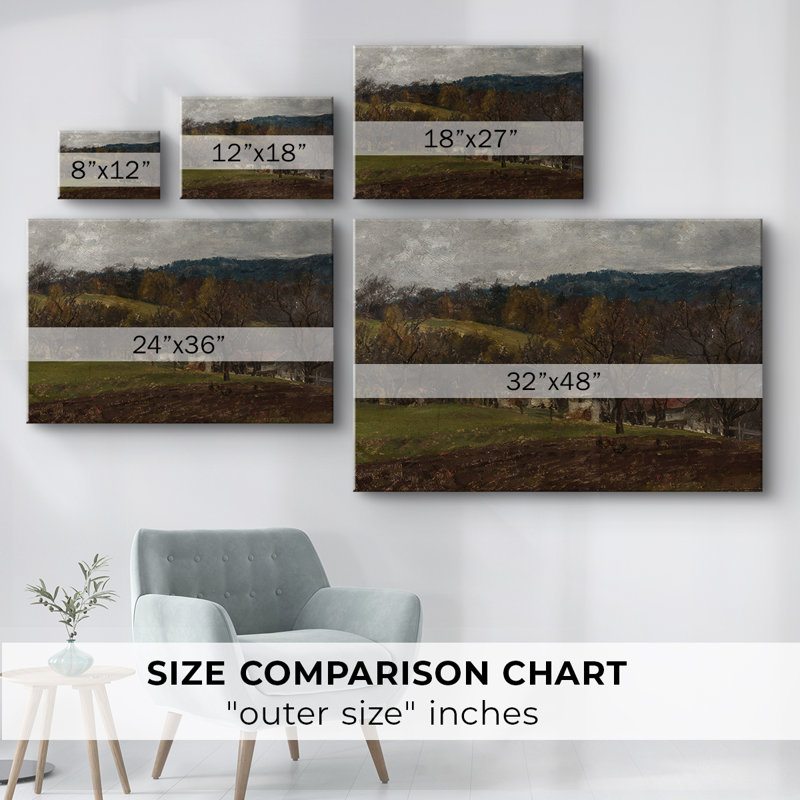 Paysages rétro-CMXL III -Galerie enveloppée Cavas, 8 x 12