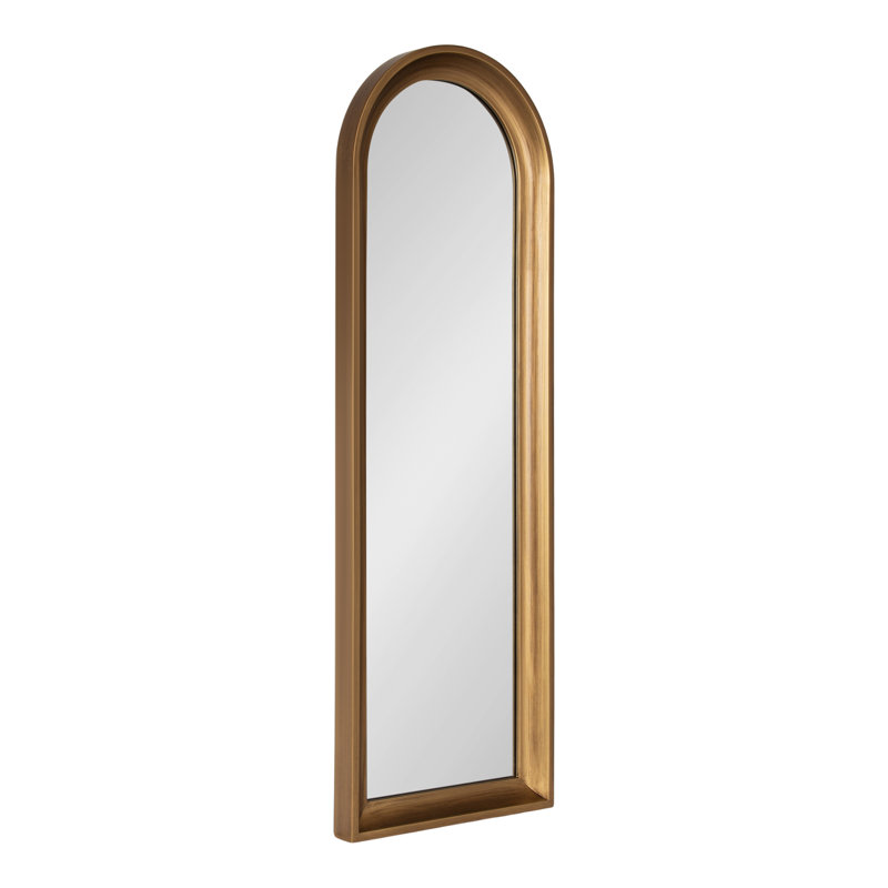 Hatherleigh Slim Arched Wall Mirror, Gold