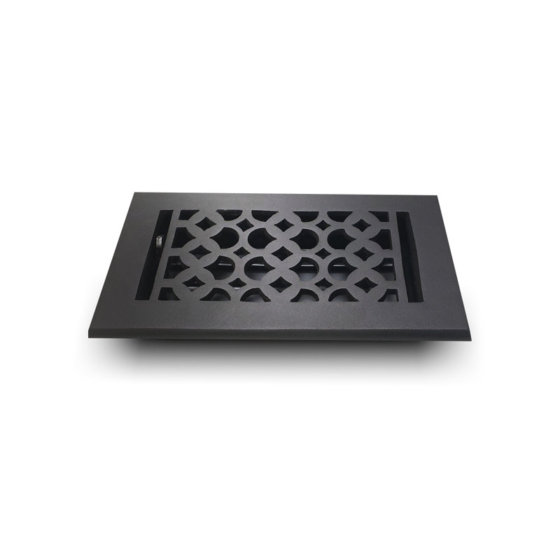 Grille en métal, 10" L x 5.5" W x 2.35" H, Noir