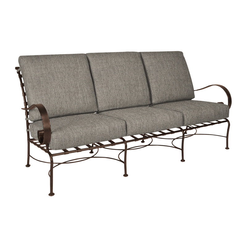 Classico Outdoor 3 - Seat Patio Sofa, Sash Denim, Copper Creek